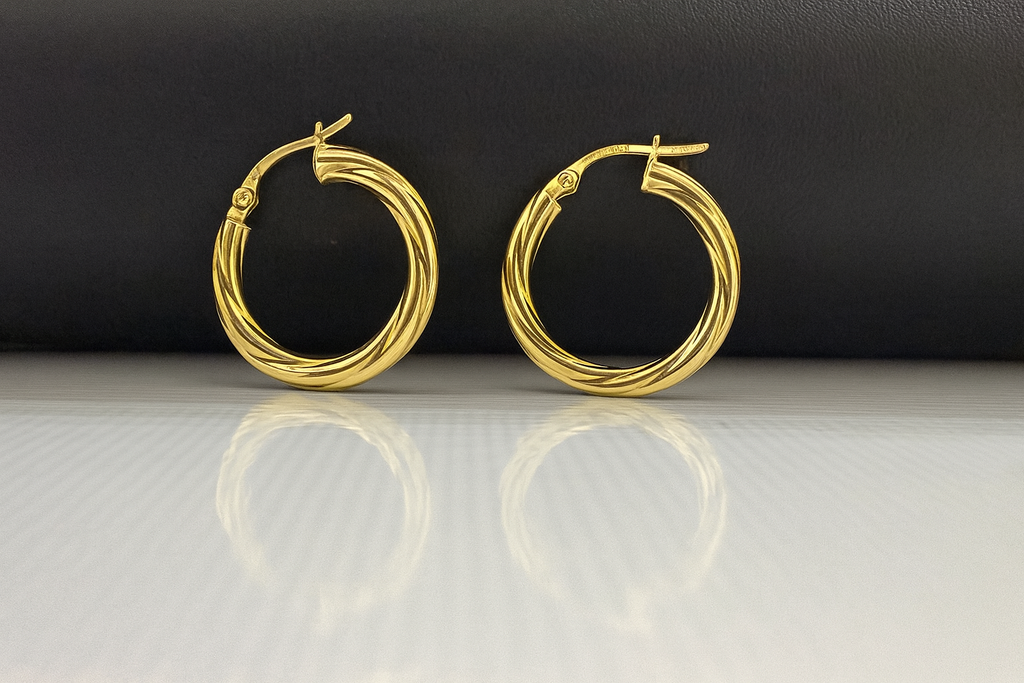 Argollas Torcidas en Oro 10k (Paso 2)