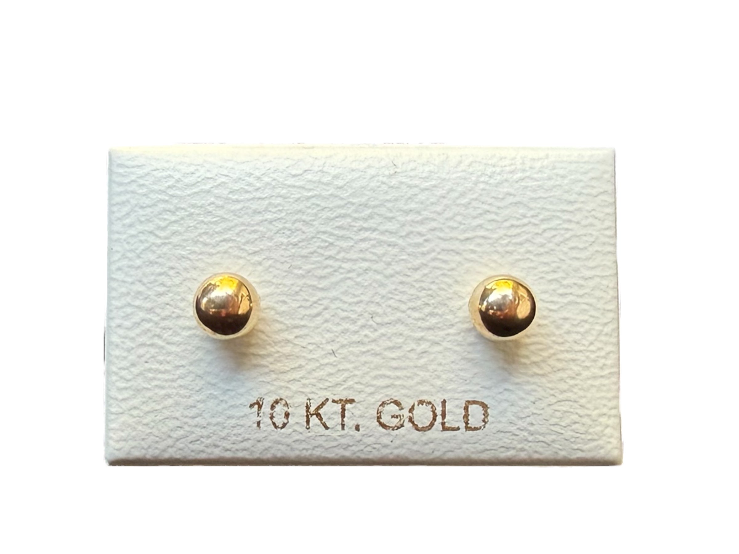 Dormilones pequeños Oro 10k (Paso 2)