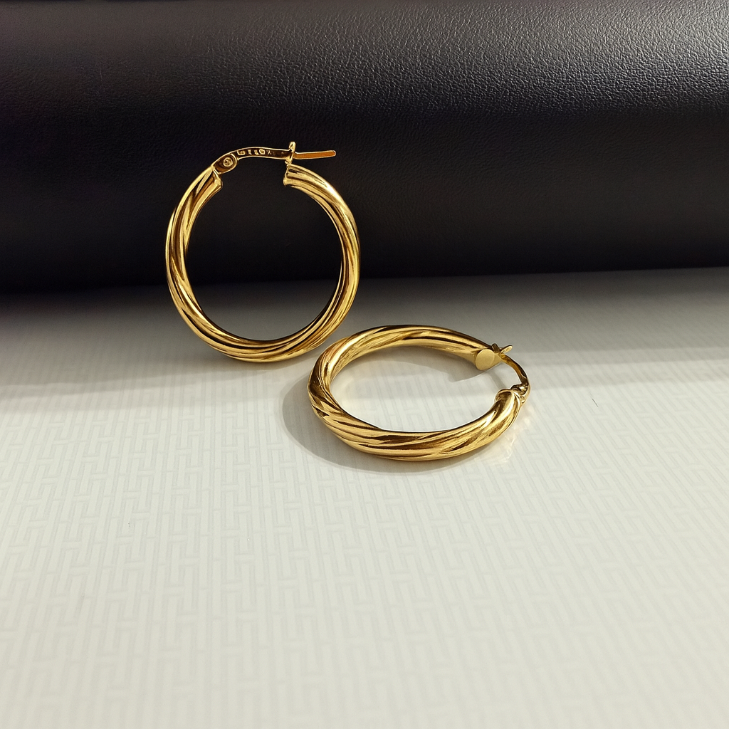 Argollas Torcidas en Oro 10k (Paso 3)