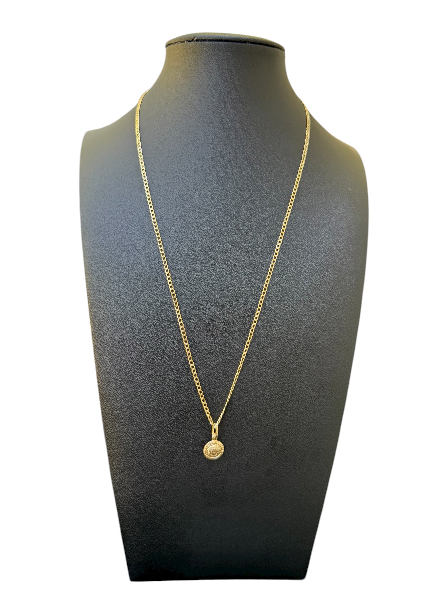 Cadena Fina con dije Versace Oro 10k