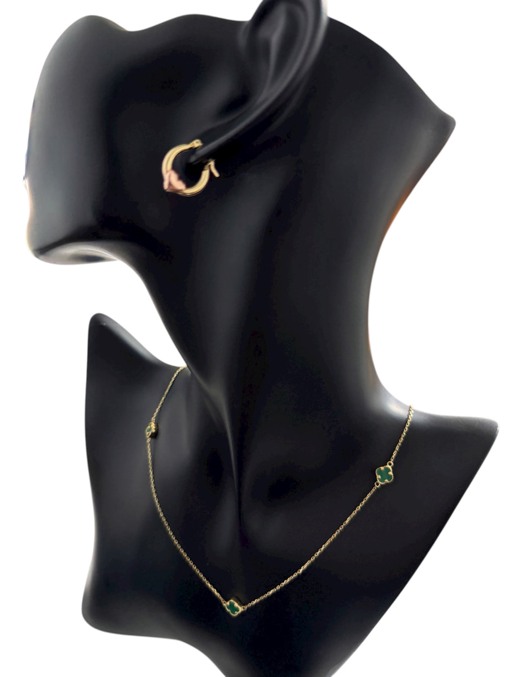 Aretes de corazón en Oro Amarillo y Rosa 10k