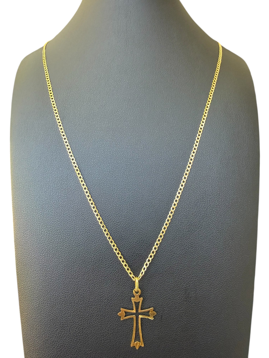 Cadena Fina con Crucifijo Oro 10k