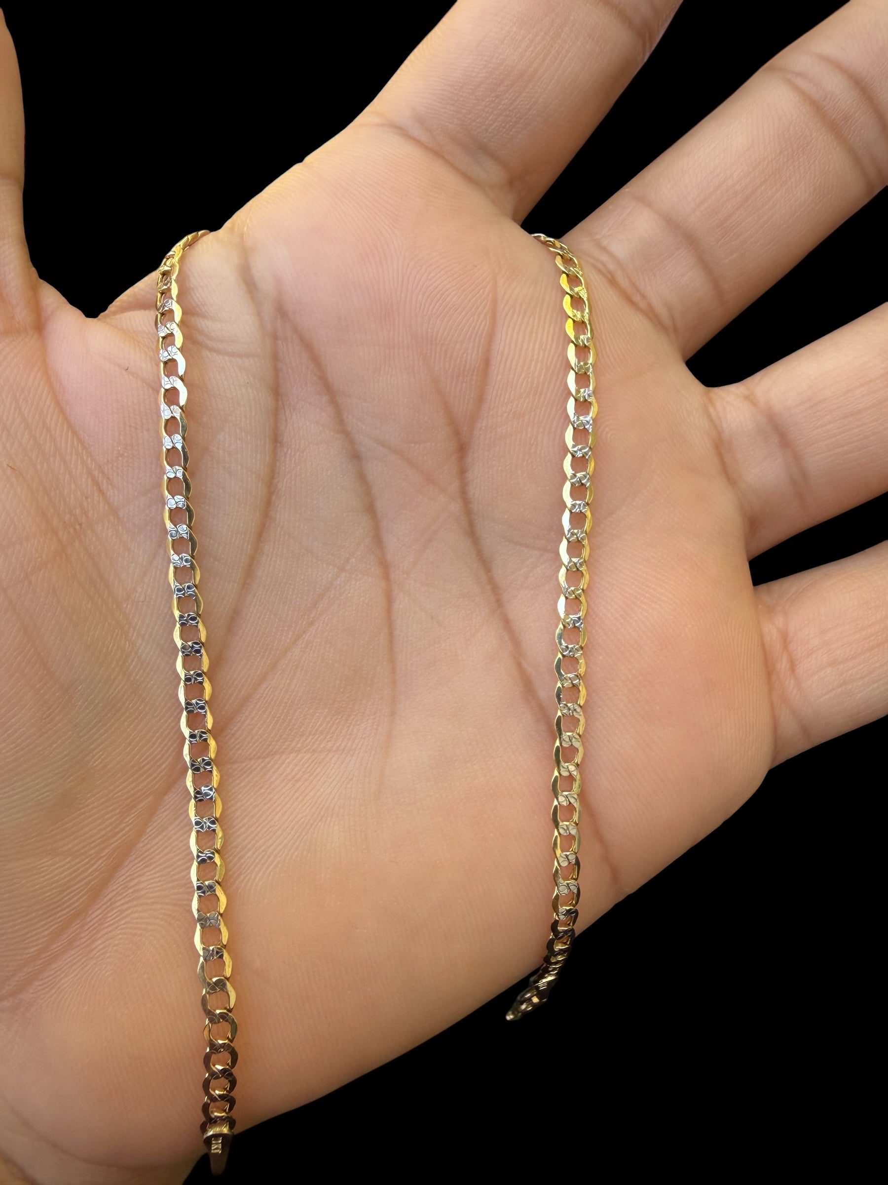 Tobillera Pave Oro 10k