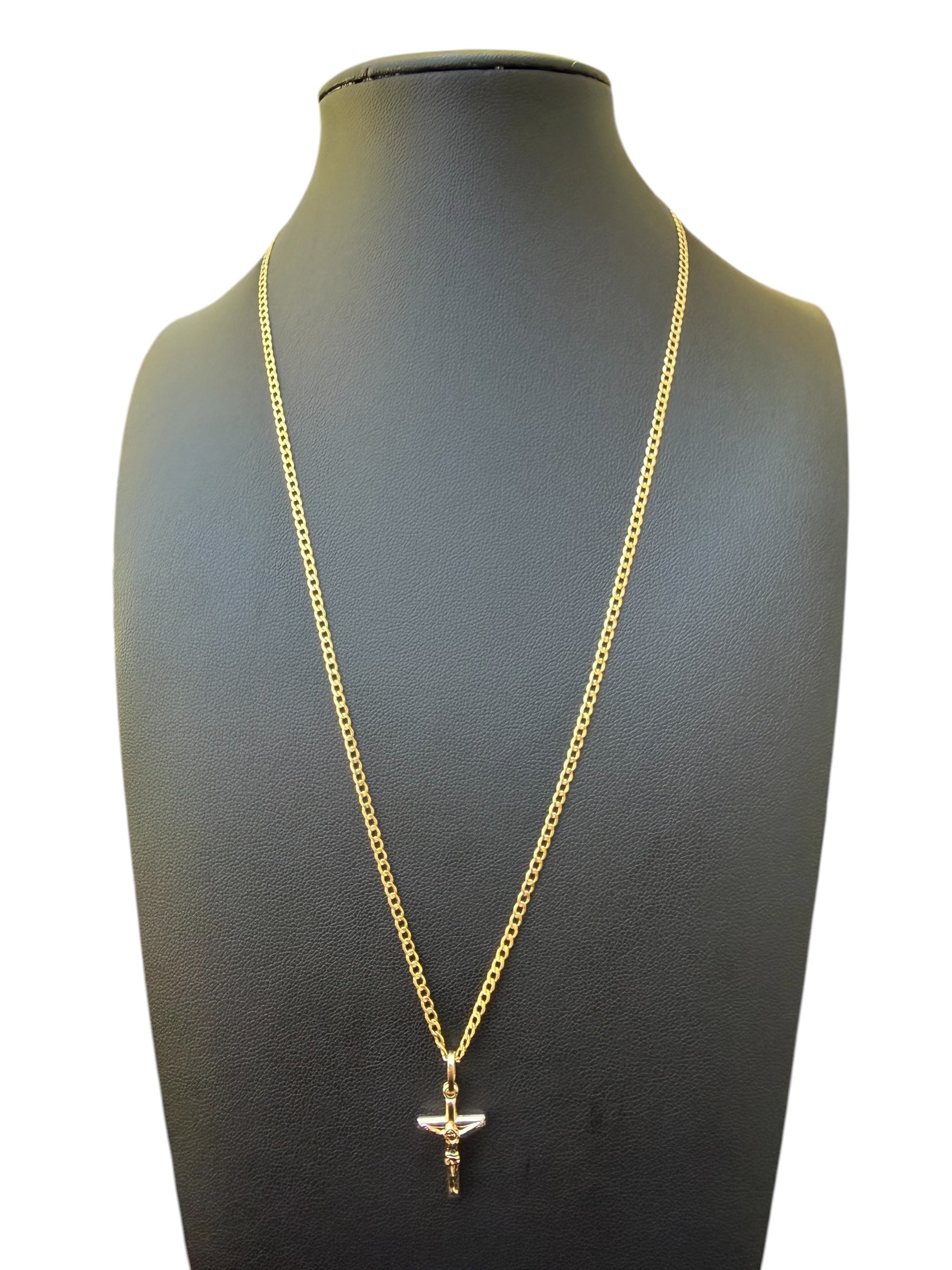 Cadena con crucifijo pequeño Oro 10k