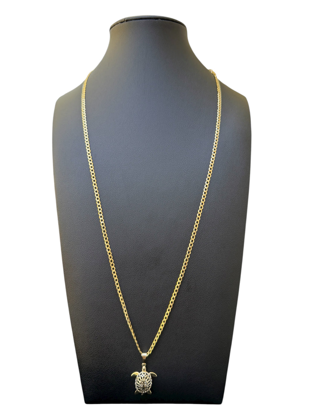 Cadena 24” con dije de Tortuga Oro 10k