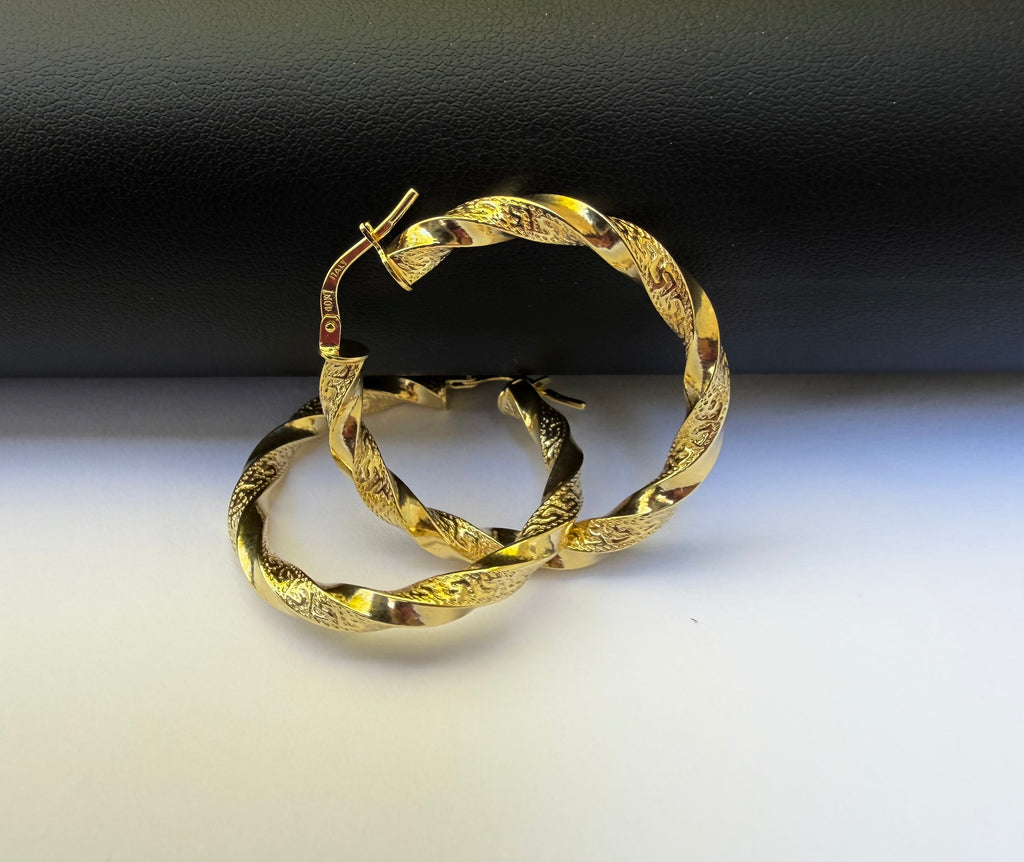 Argollas Torcidas Versace (Paso 4)