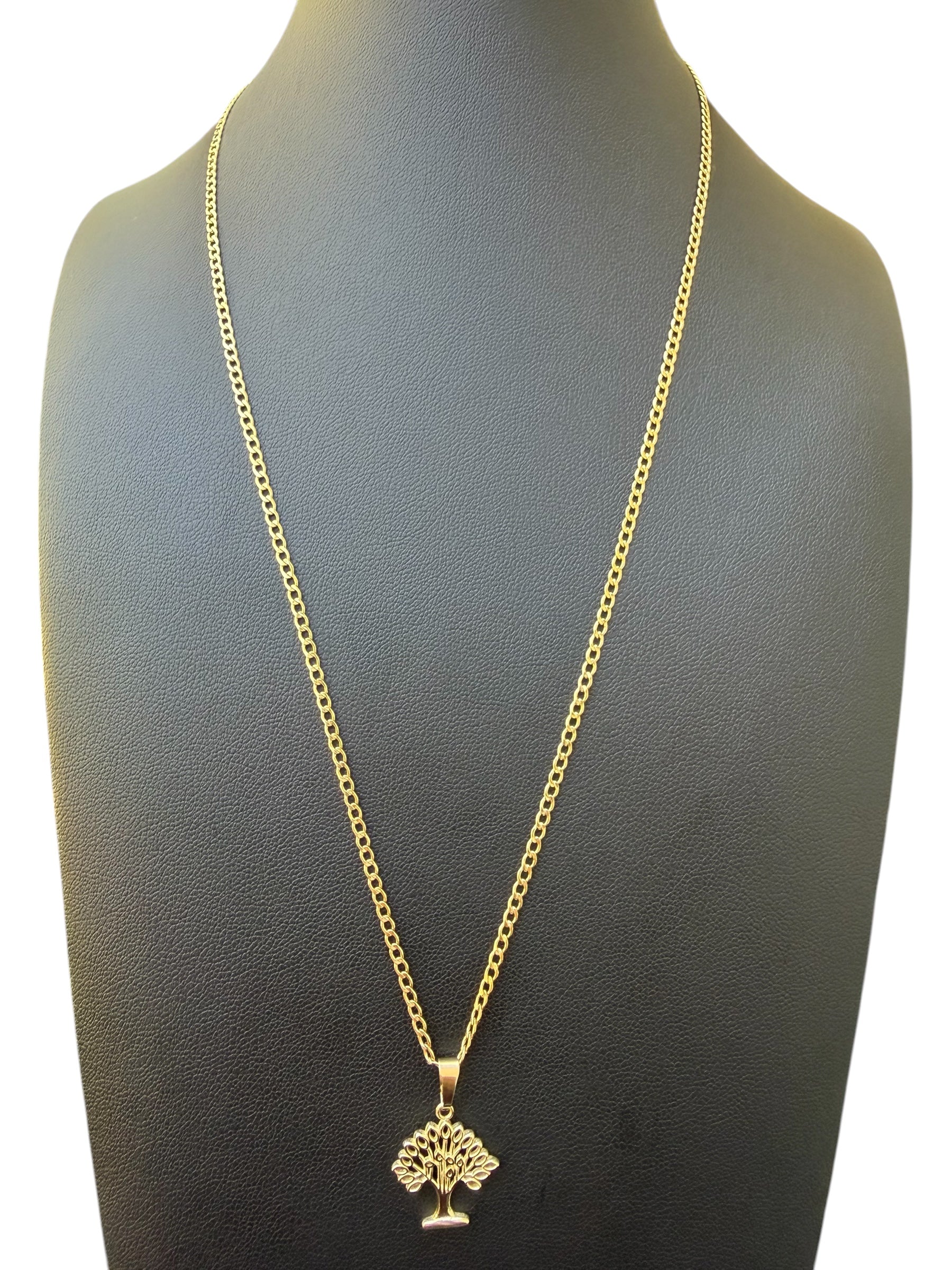 Cadena con dije “Árbol de la Vida” Oro 10k
