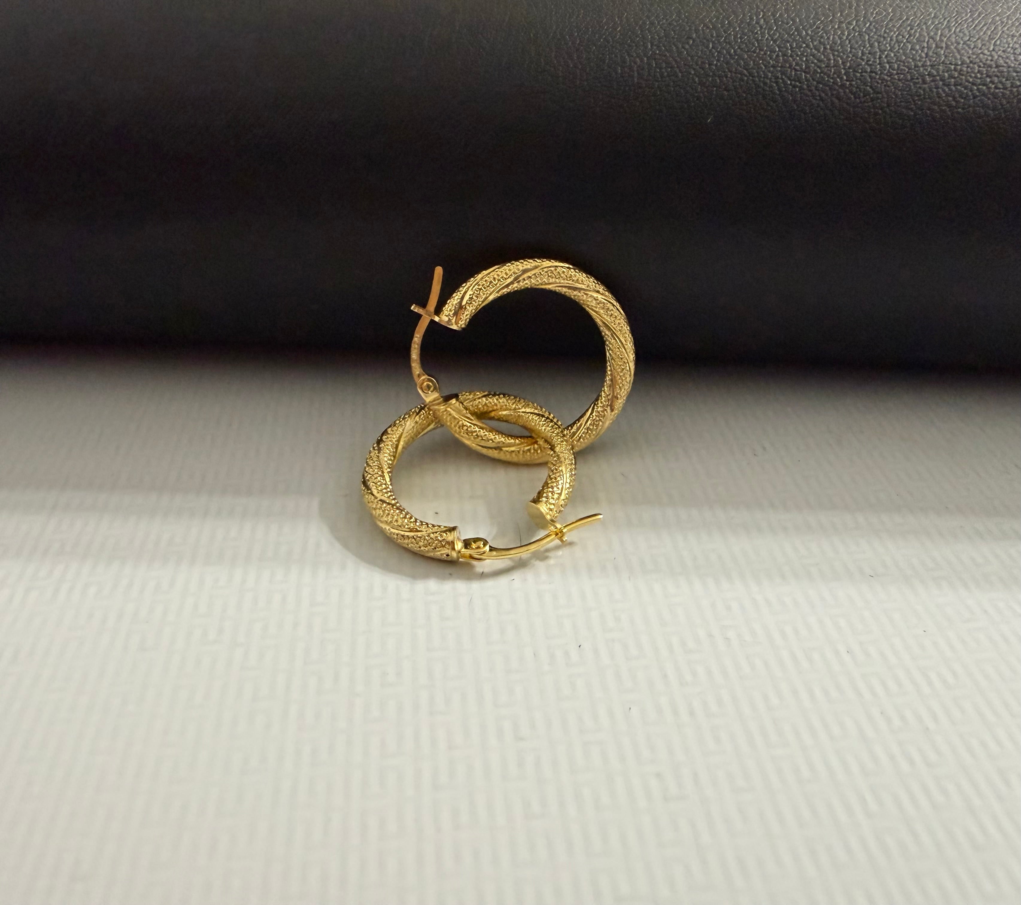 Argollas Nevadas Oro 10k (Paso 1)