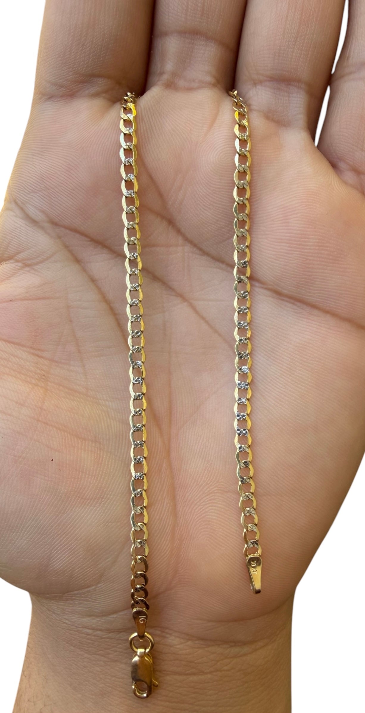 Tobillera Pave Oro 10k