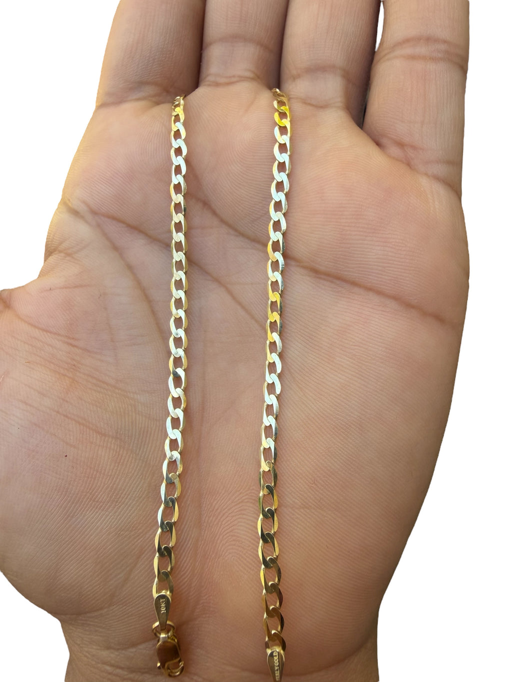 Tobillera Corte Filo Oro 10k