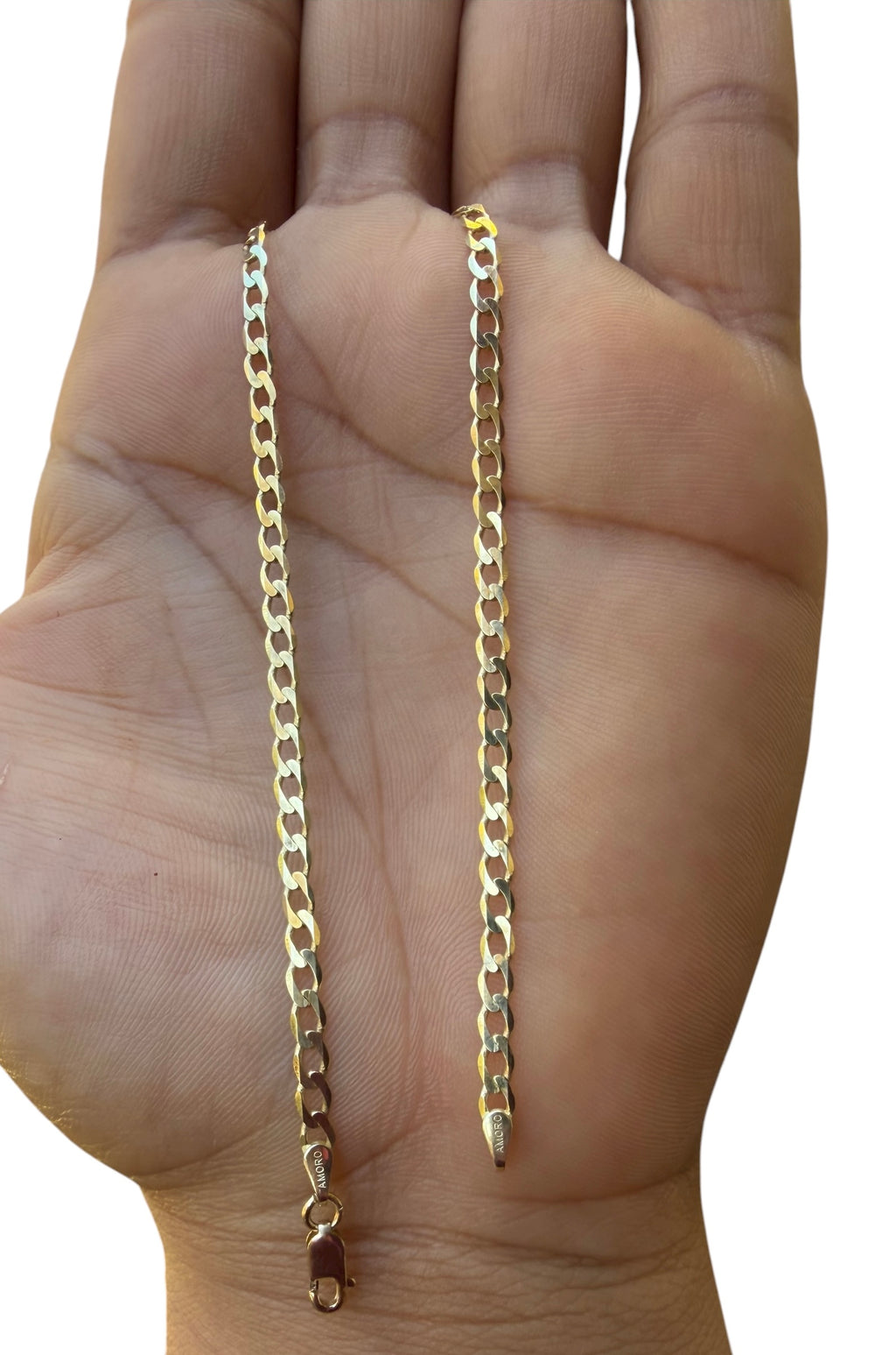 Tobillera Corte Filo Oro 10k