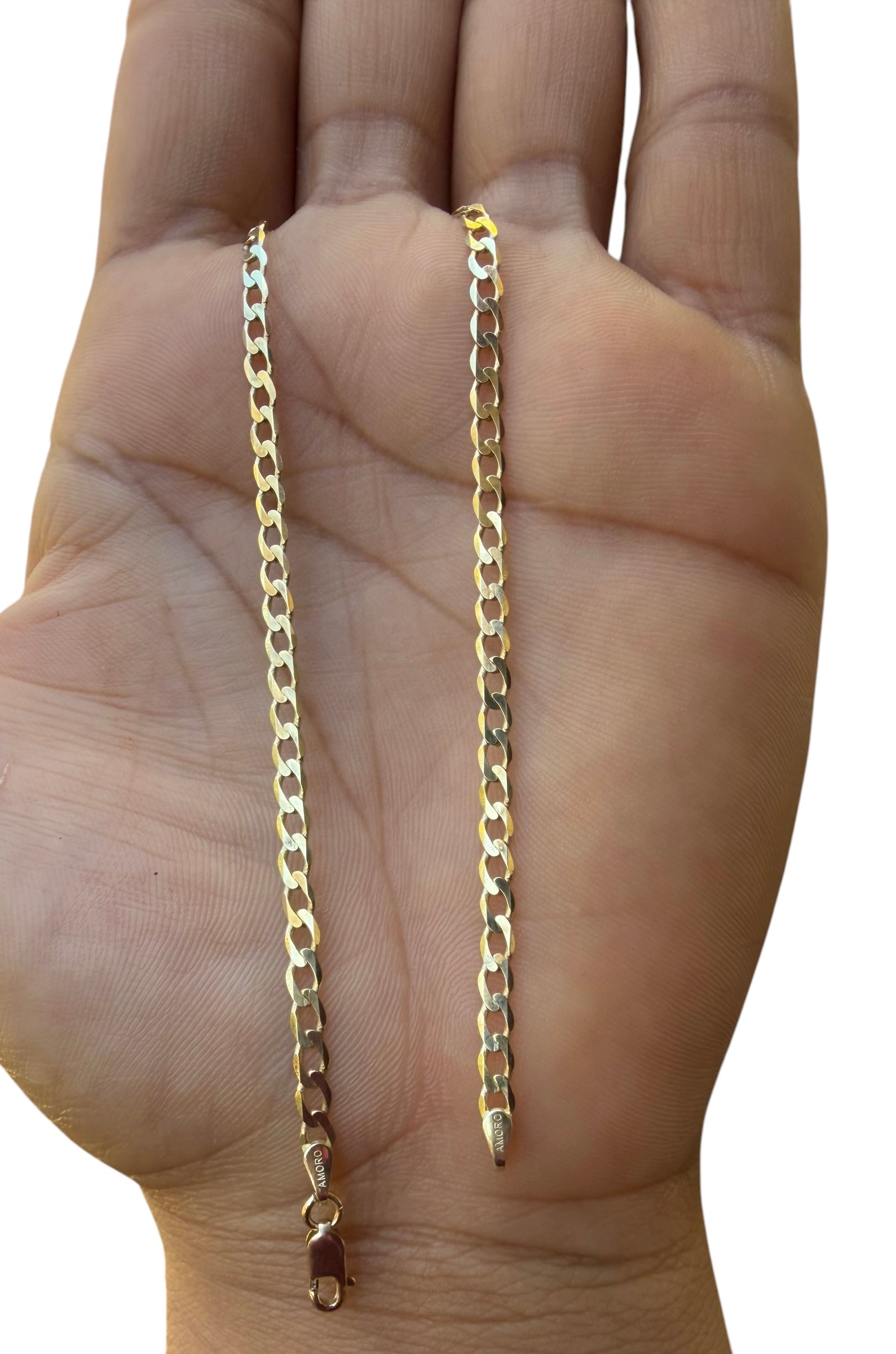 Tobillera Corte Filo Oro 10k