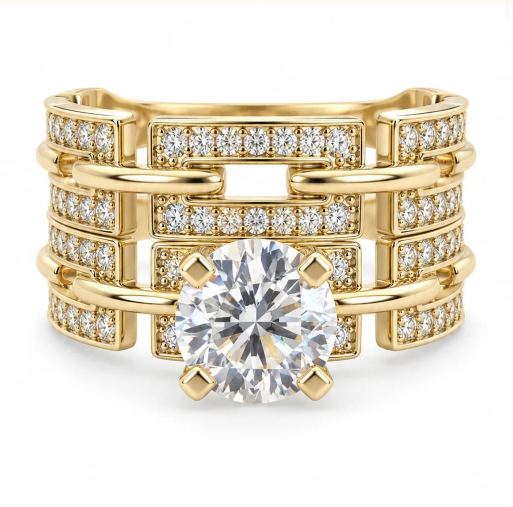 10 KT ANILLOS DE COMPROMISO DE MUJER