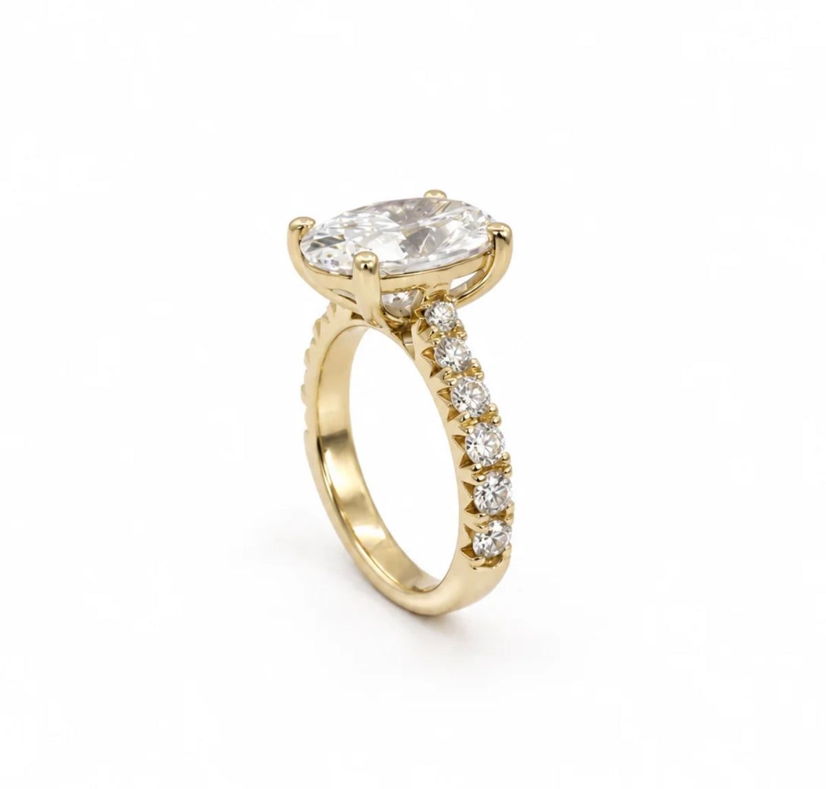 14 KT WOMEN'S LAB DIAMOND ENGAGEMENT RINGS