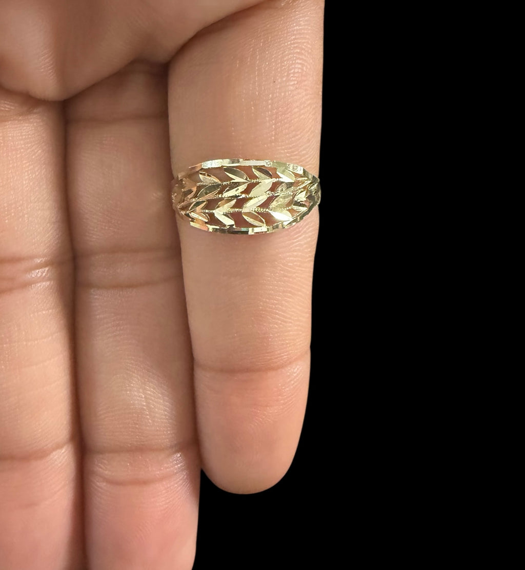 Anillo Diamantado Oro 10k