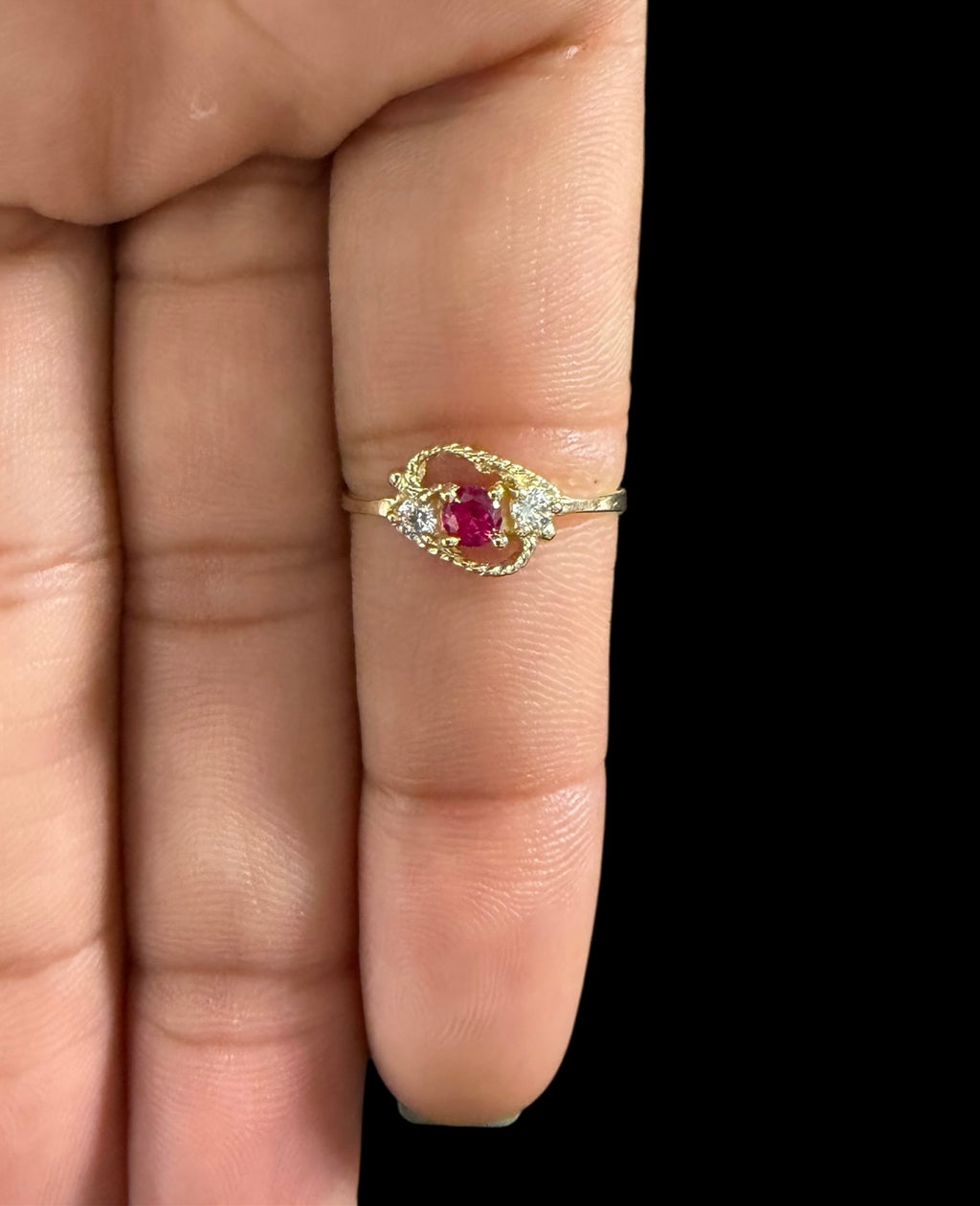 Anillo de Piedra Oro 10k