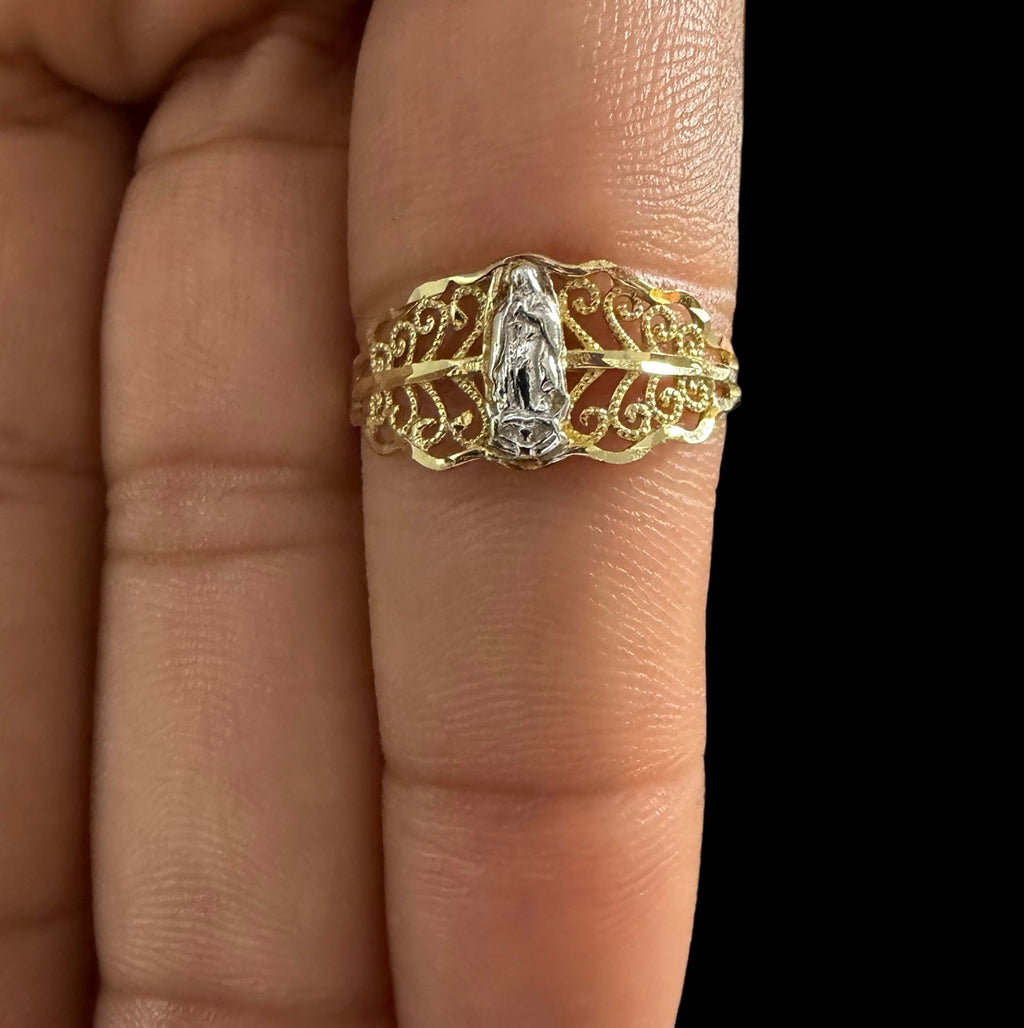 Anillo de la Virgen en dos Oros 10k