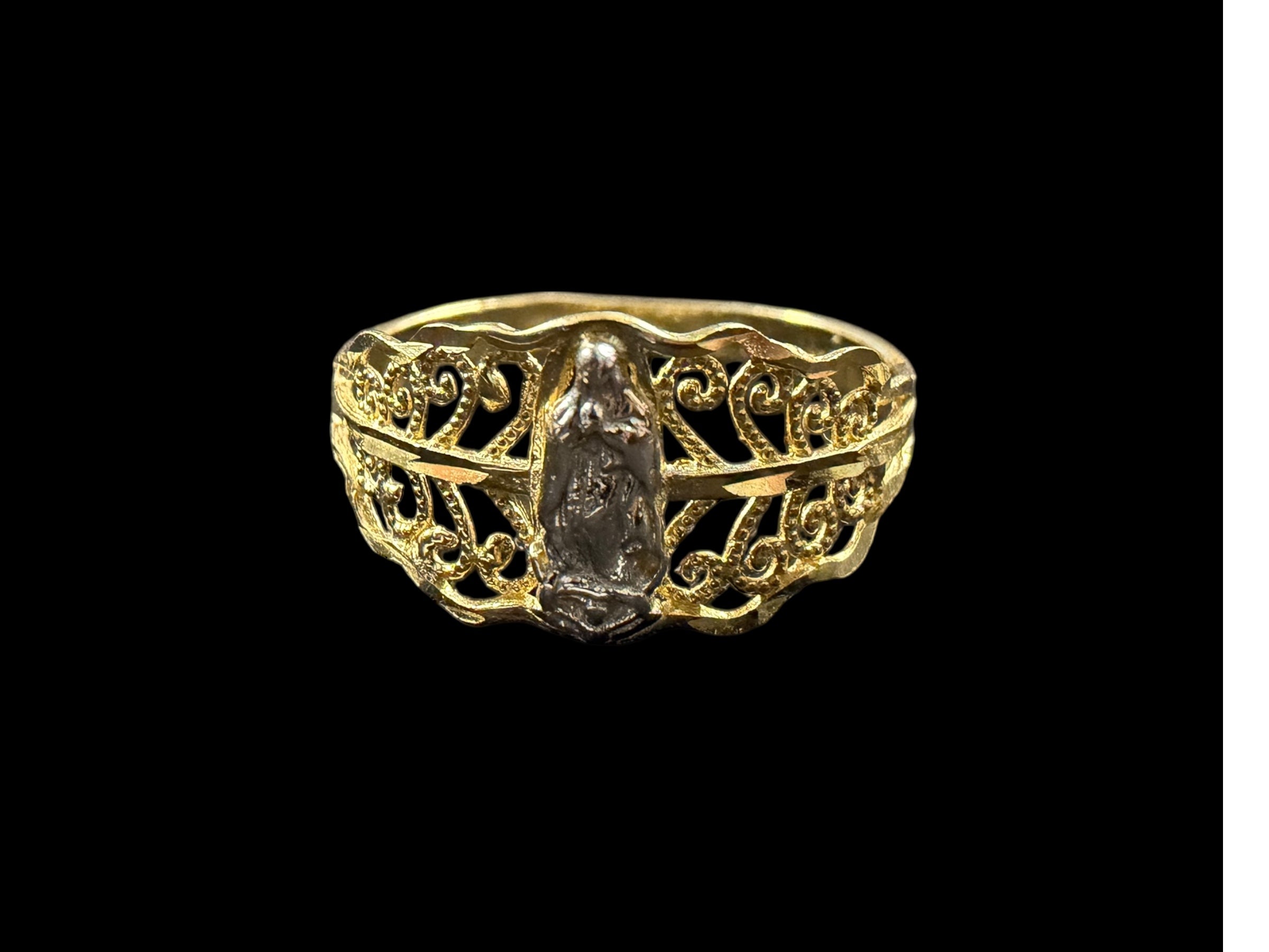 Anillo de la Virgen en dos Oros 10k
