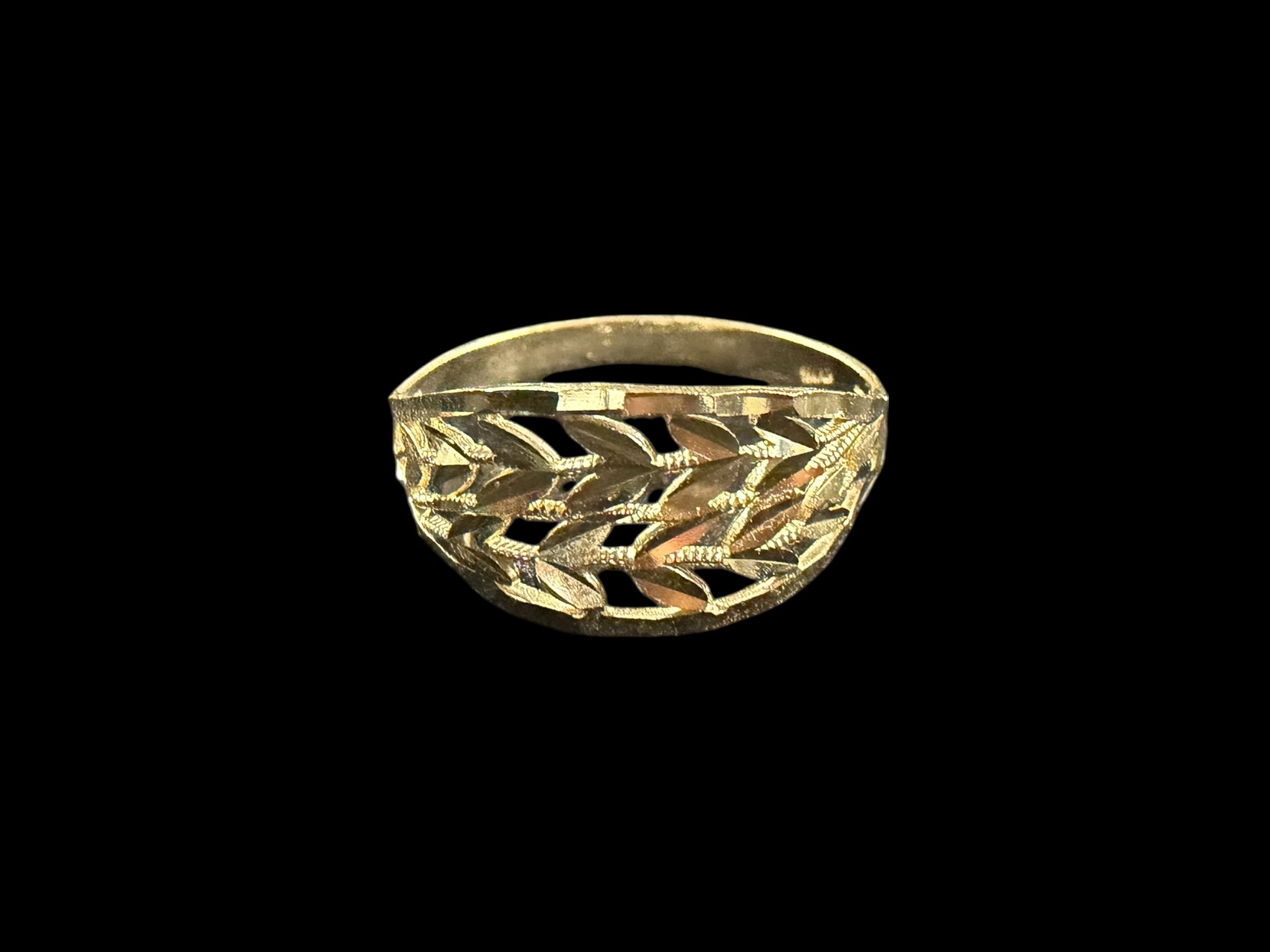 Anillo Diamantado Oro 10k