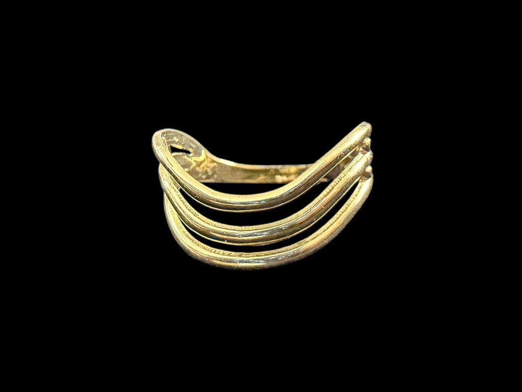 Anillo Triple en Oro 10k