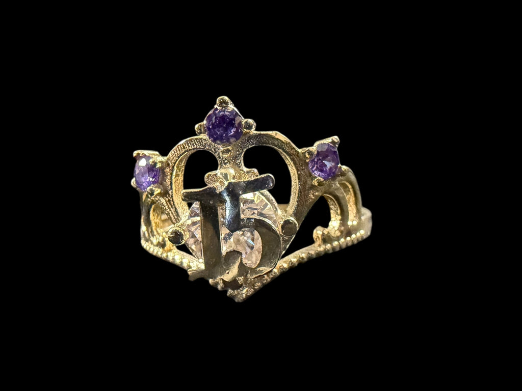 Anillo de 15 años en Oro 10k