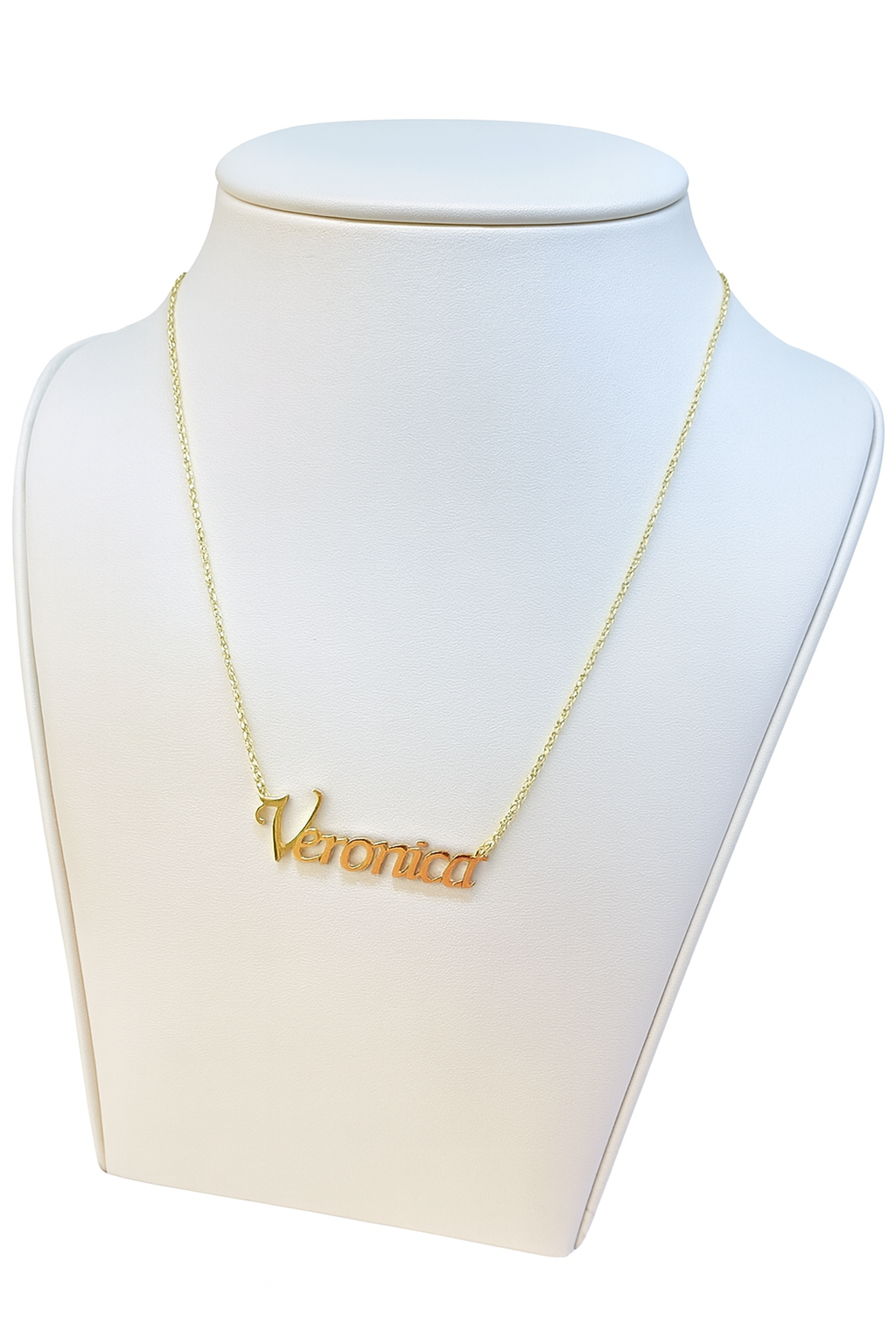 Cadena Sencilla con dije personalizado en Oro 10k