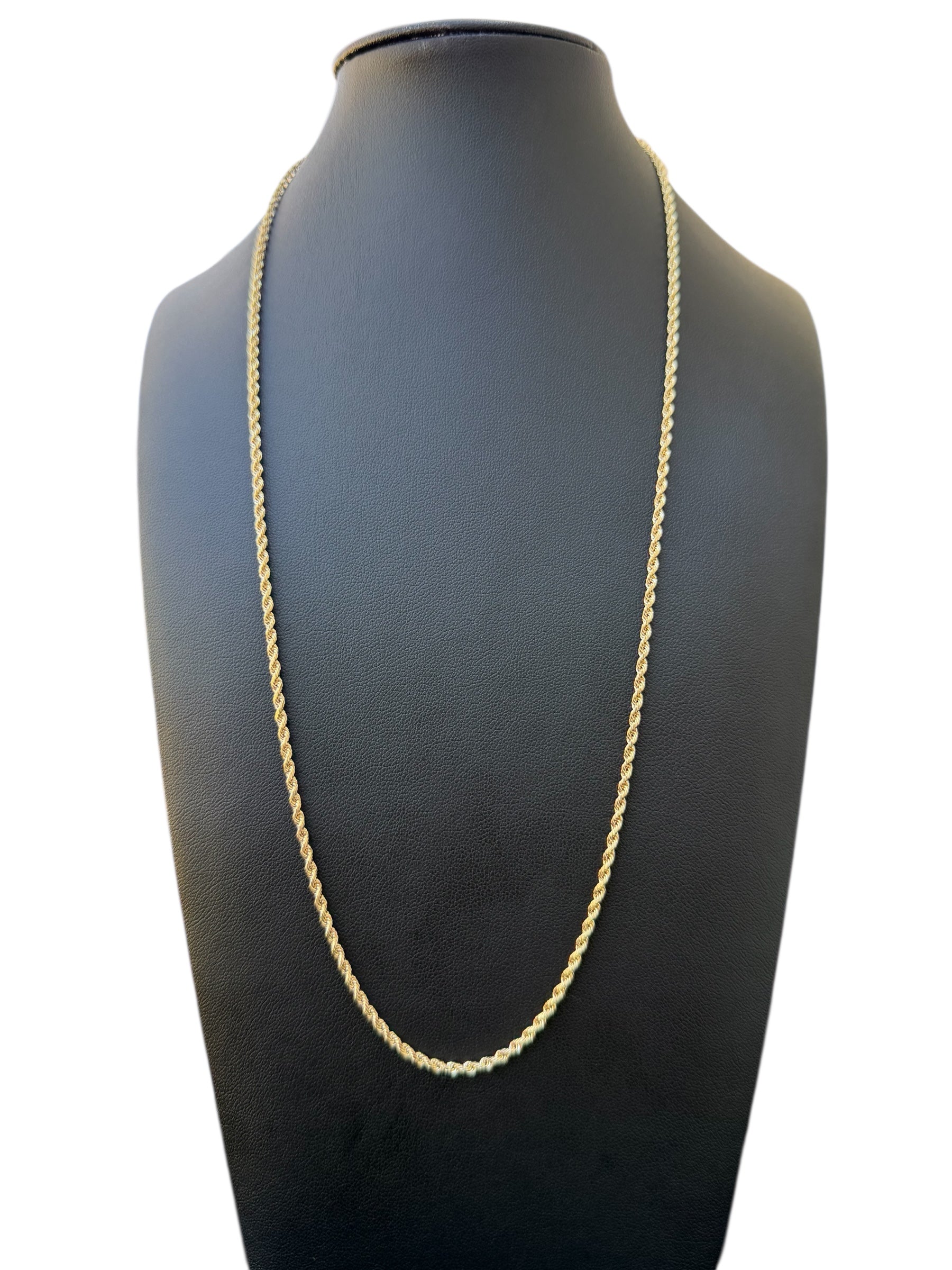 Cadena Torcida Size 22 en Oro 10k